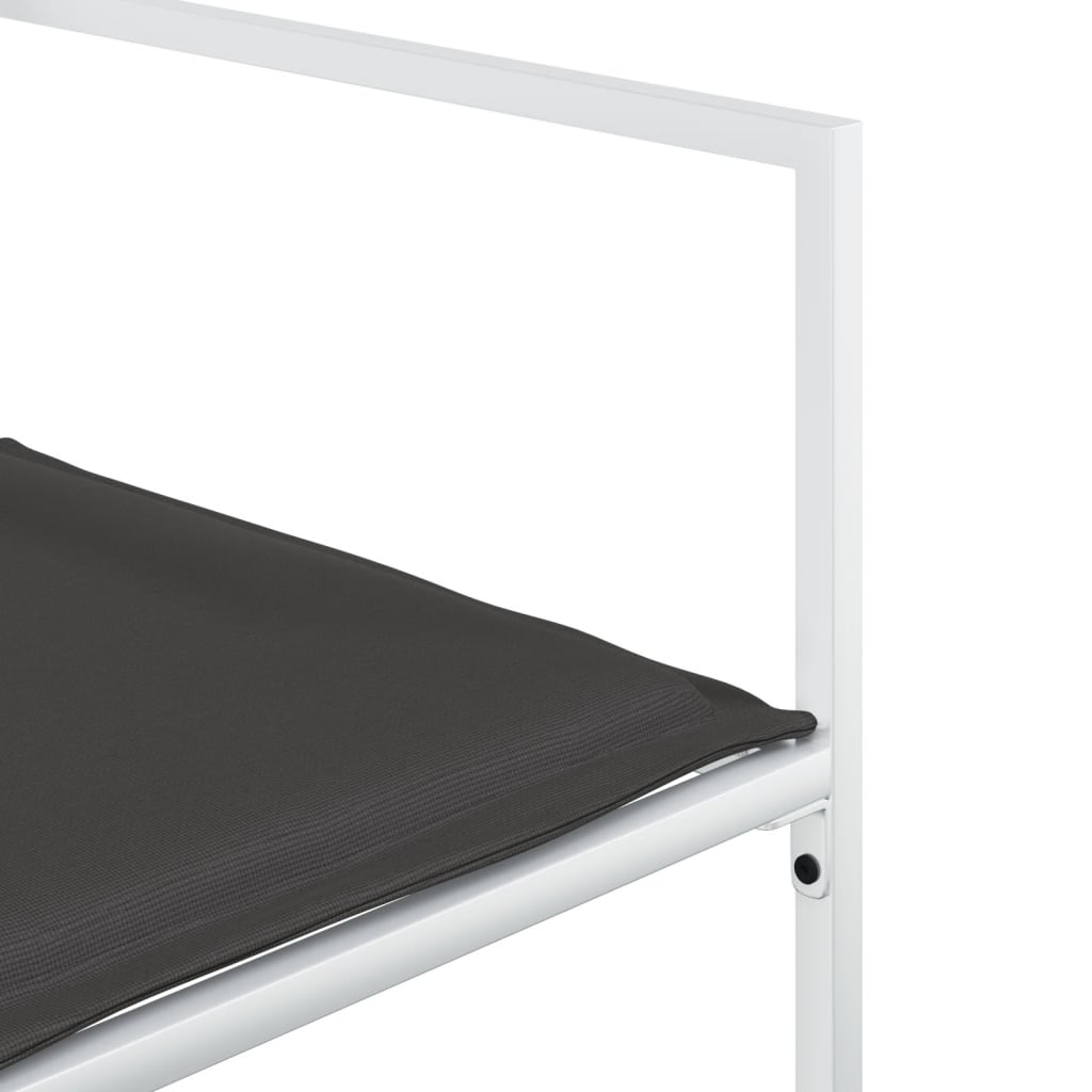 Set mobilier de grădină, 13 piese, cu perne, alb, textilenă GartenMobel Dekor