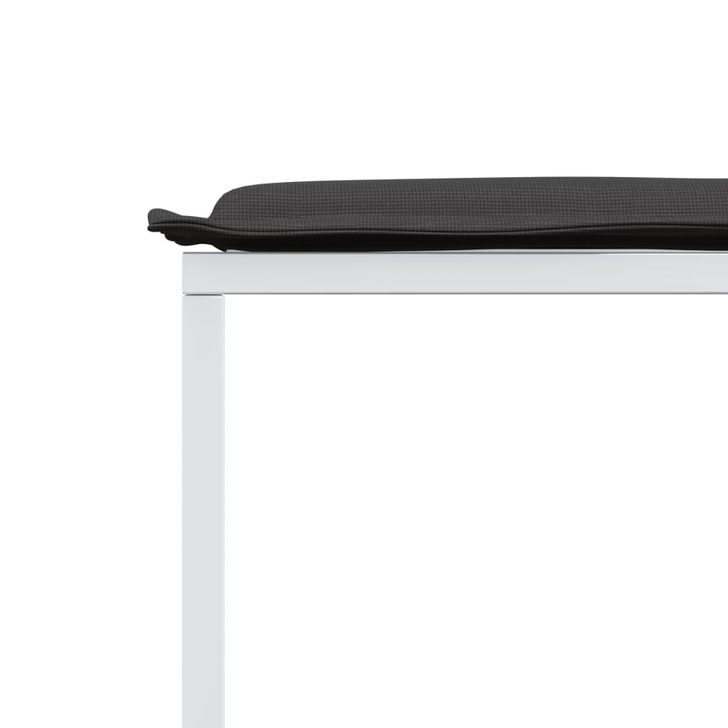 Set mobilier de grădină, 17 piese, cu perne, alb, textilenă GartenMobel Dekor