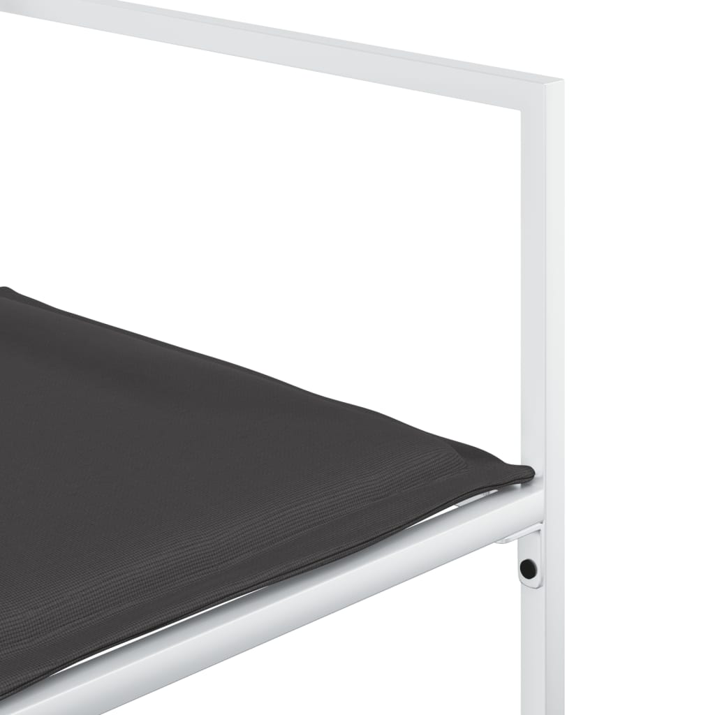 Set mobilier de grădină, 17 piese, cu perne, alb, textilenă GartenMobel Dekor