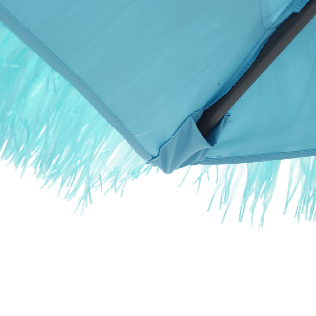 Umbrelă soare de grădină stâlp din oțel, albastru 246x246x230cm GartenMobel Dekor