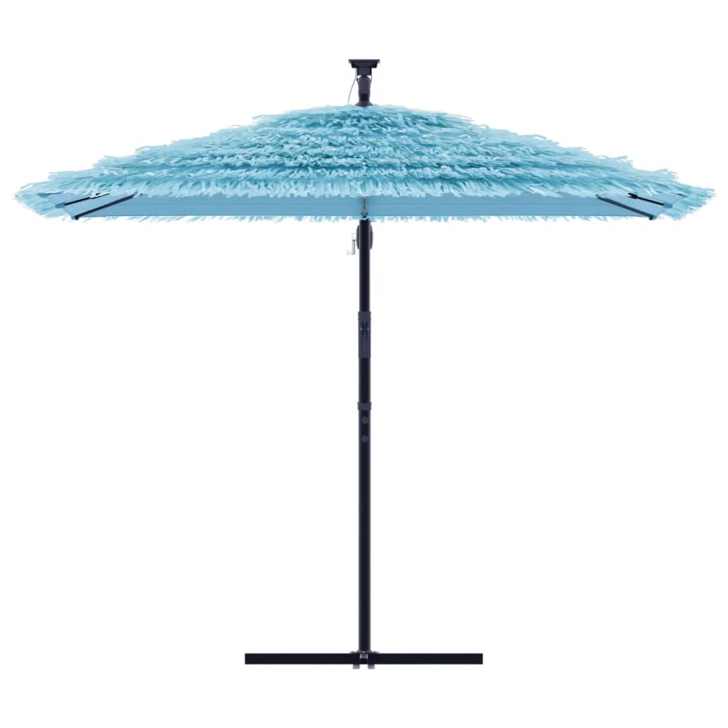 Umbrelă soare de grădină stâlp din oțel, albastru 269x269x235cm GartenMobel Dekor