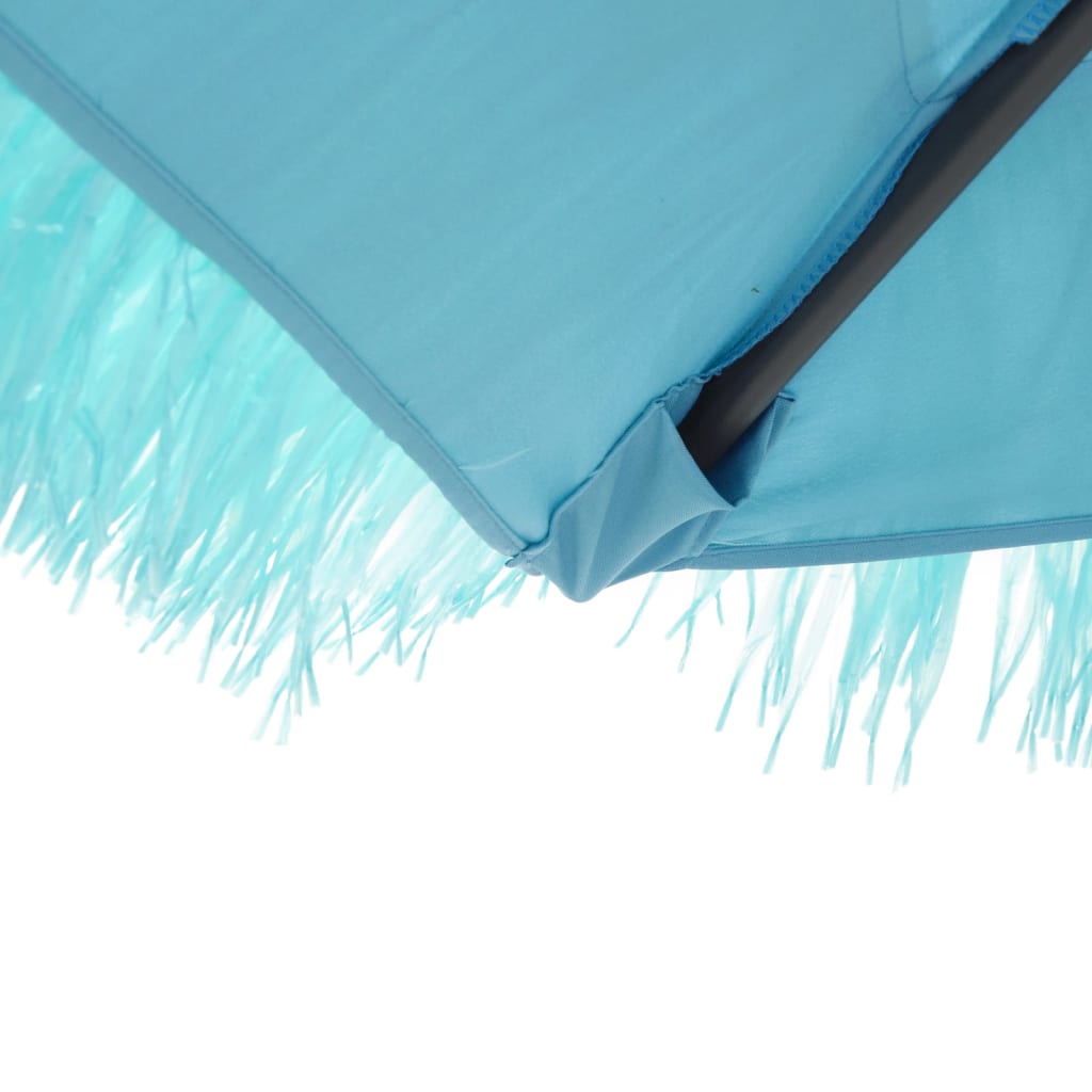 Umbrelă soare de grădină stâlp din oțel, albastru 269x269x235cm GartenMobel Dekor