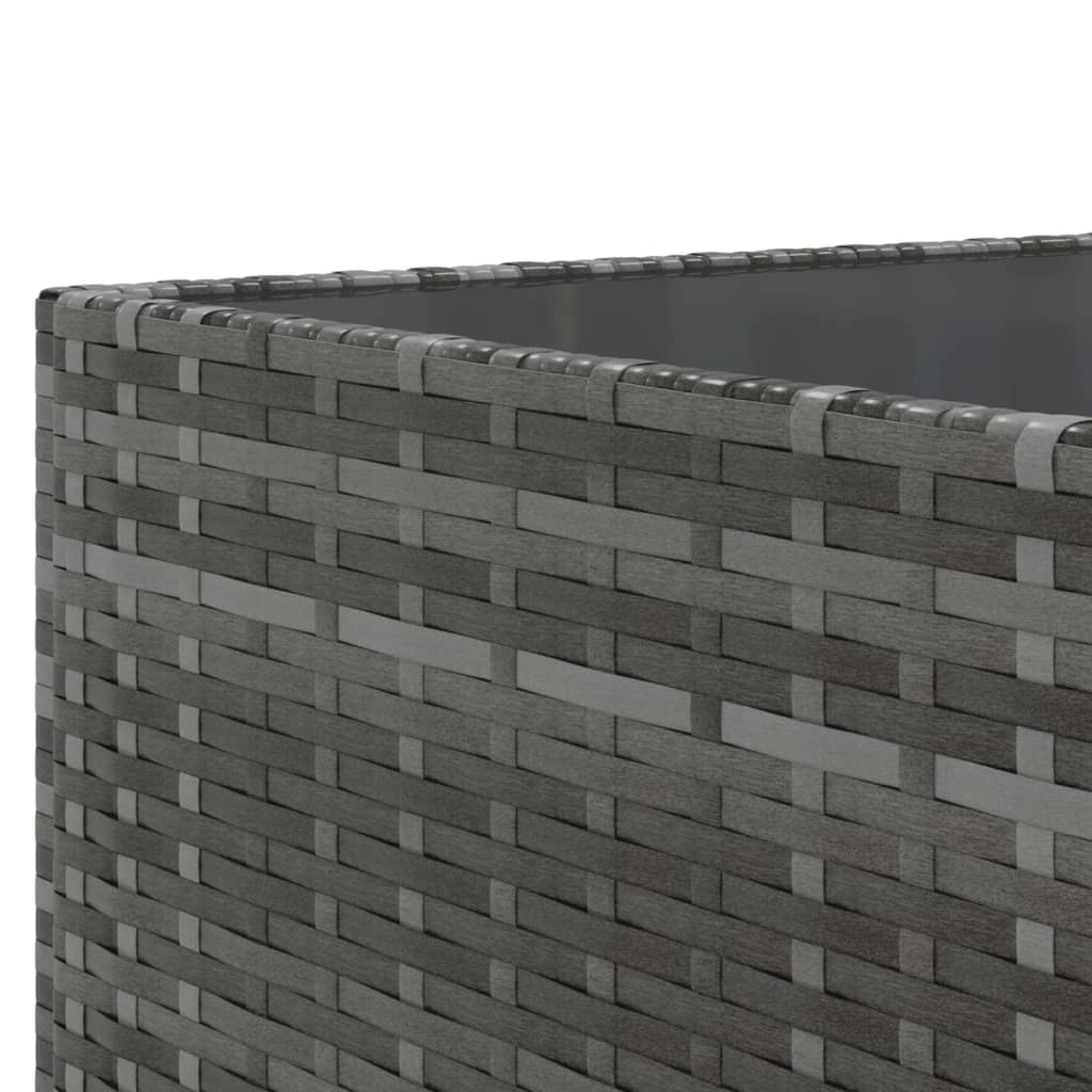 Set mobilier de grădină cu perne, 5 piese, gri, poliratan GartenMobel Dekor