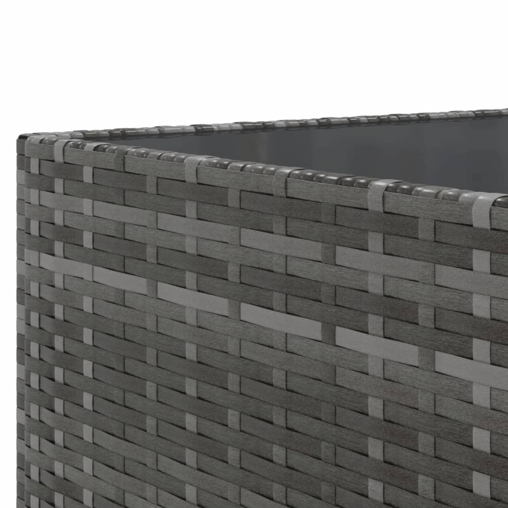 Set mobilier de grădină cu perne, 6 piese, gri, poliratan GartenMobel Dekor