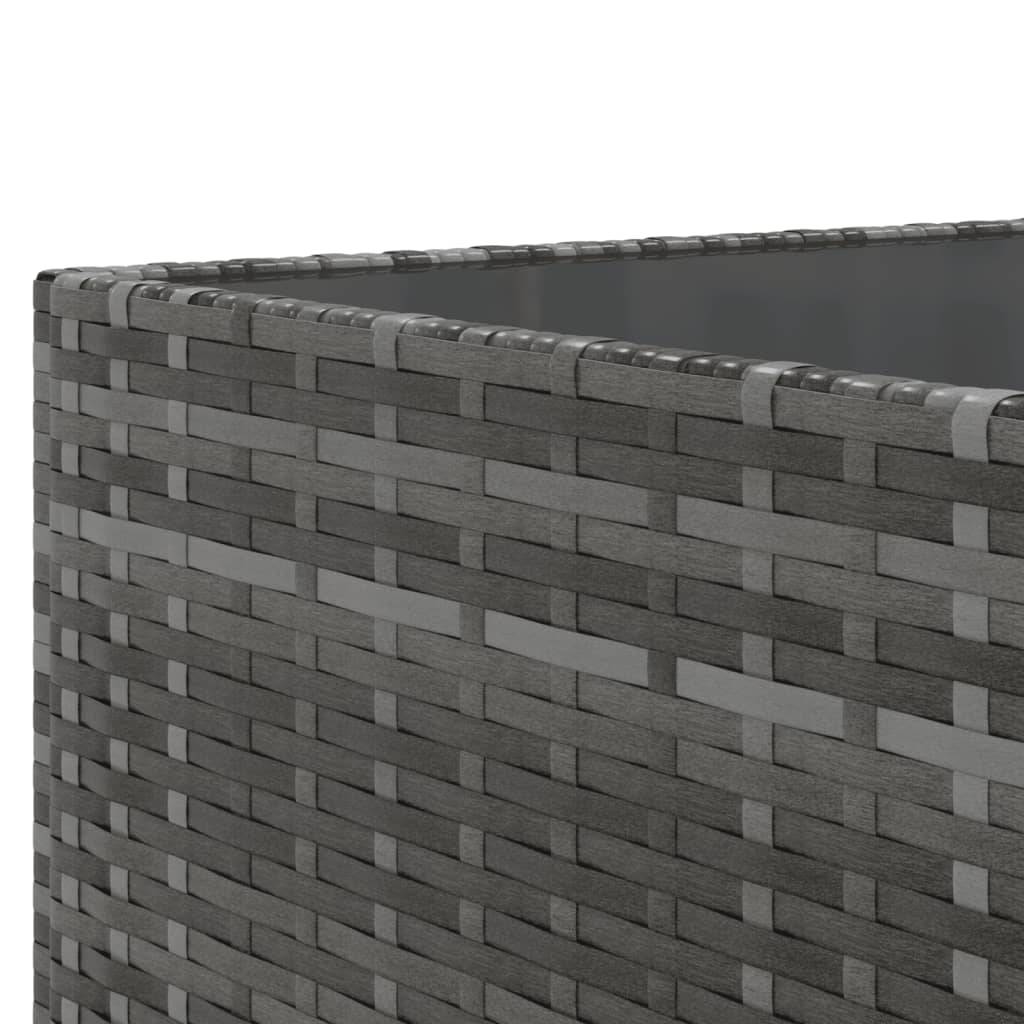 Set mobilier de grădină cu perne, 6 piese, gri, poliratan GartenMobel Dekor