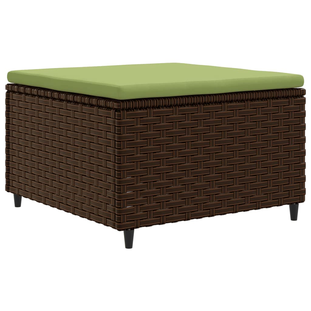 Set mobilier de grădină cu perne, 6 piese, maro, poliratan GartenMobel Dekor