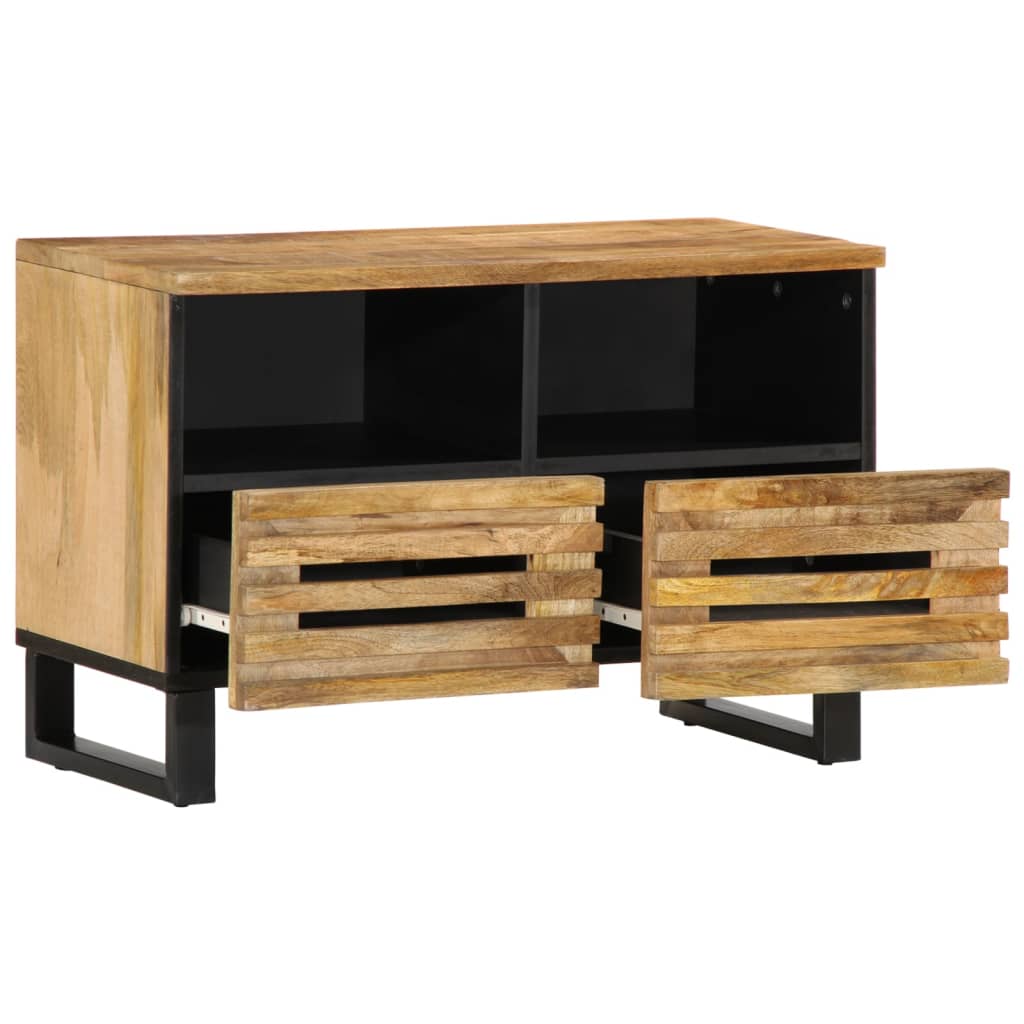 Dulap TV, 70x34x46 cm, lemn masiv mango brut GartenMobel Dekor