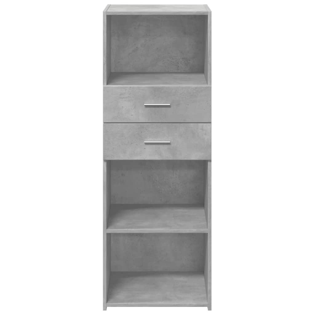 Dulap înalt, gri beton, 45x42,5x124 cm, lemn prelucrat GartenMobel Dekor