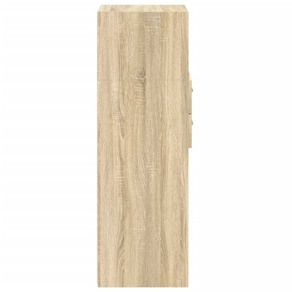 Dulap înalt, stejar sonoma, 45x42,5x124 cm, lemn prelucrat GartenMobel Dekor