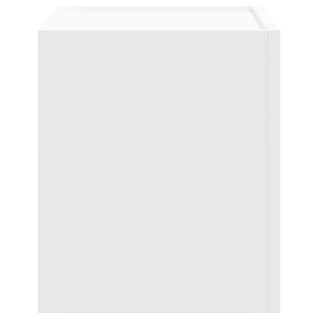 Noptiere de perete, 2 buc., alb, 45x30x35 cm GartenMobel Dekor