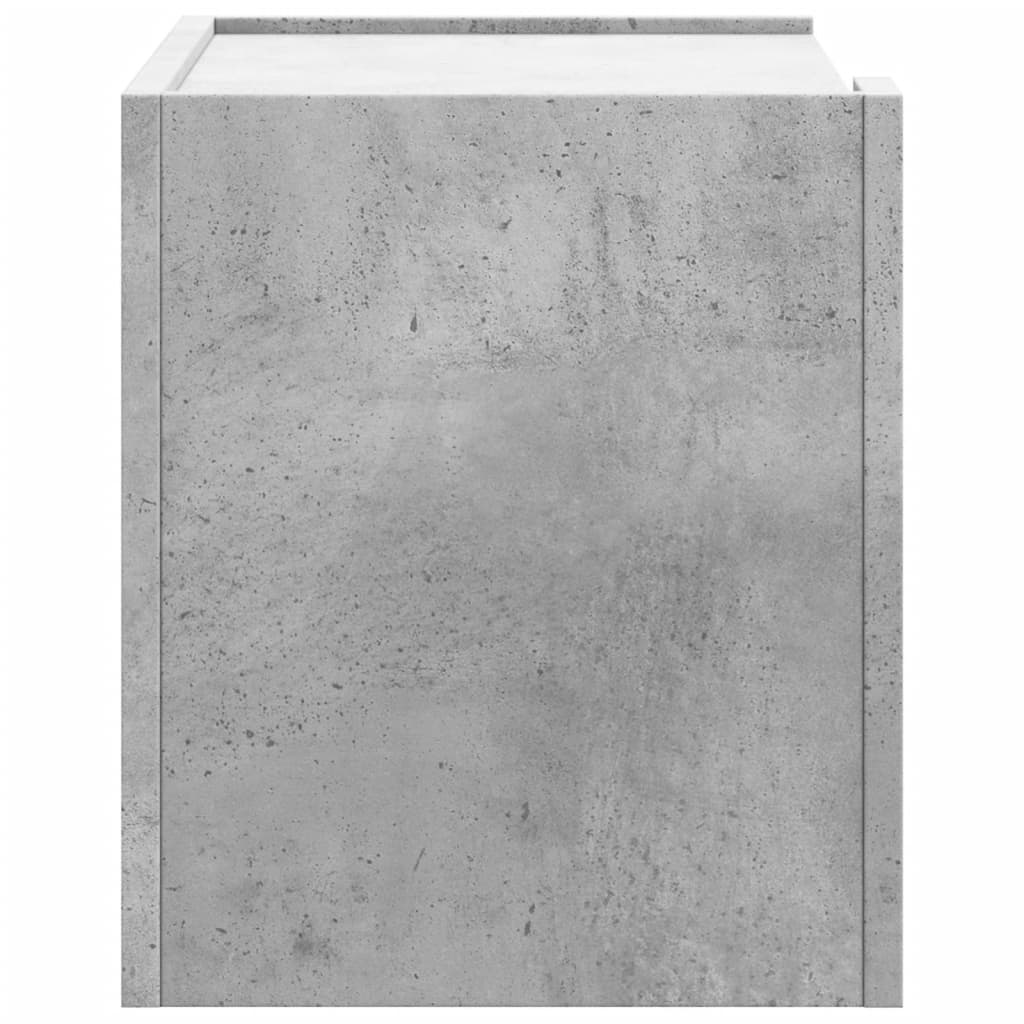 Noptiere de perete, 2 buc., gri beton, 45x30x35 cm GartenMobel Dekor