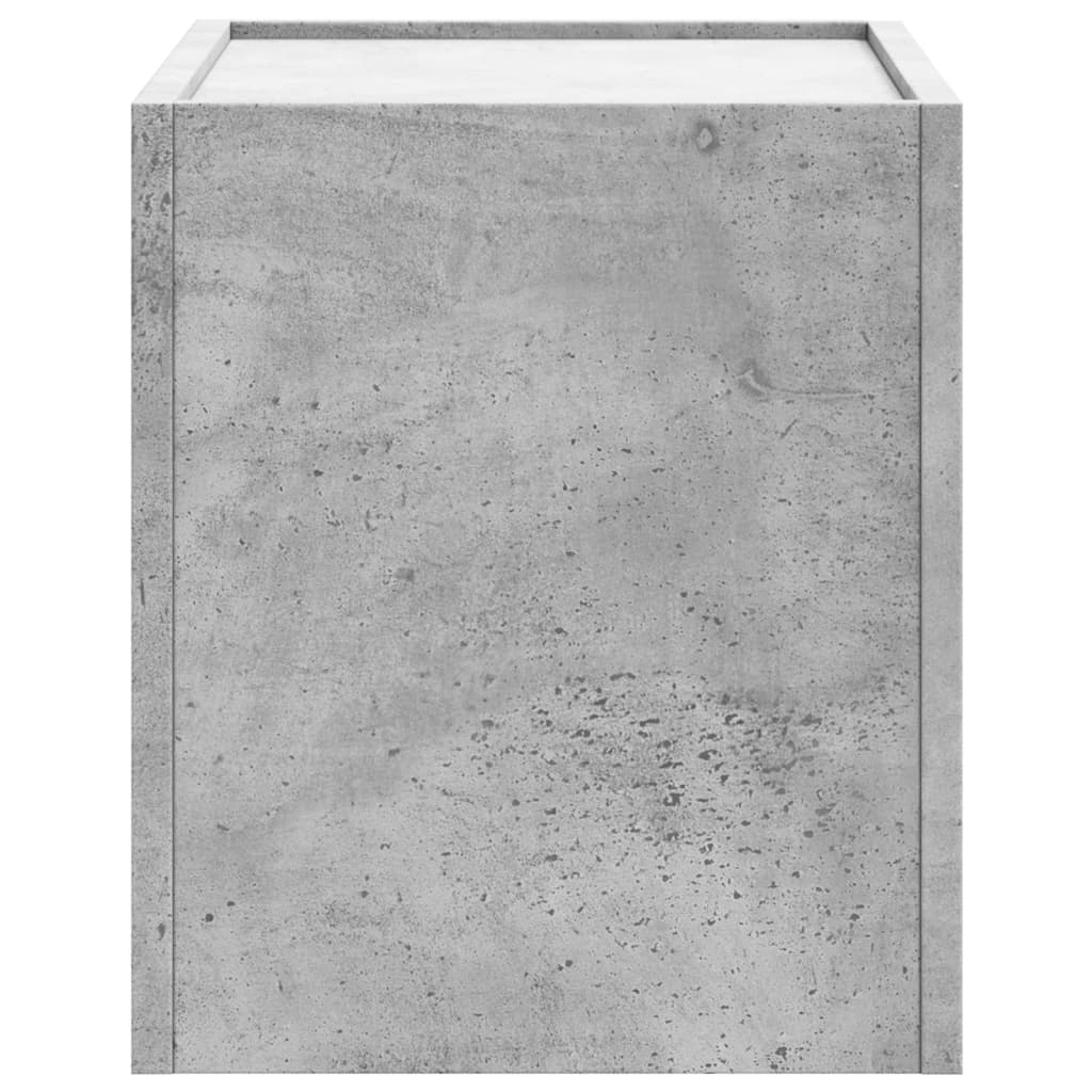 Noptiere de perete, 2 buc., gri beton, 45x30x35 cm GartenMobel Dekor