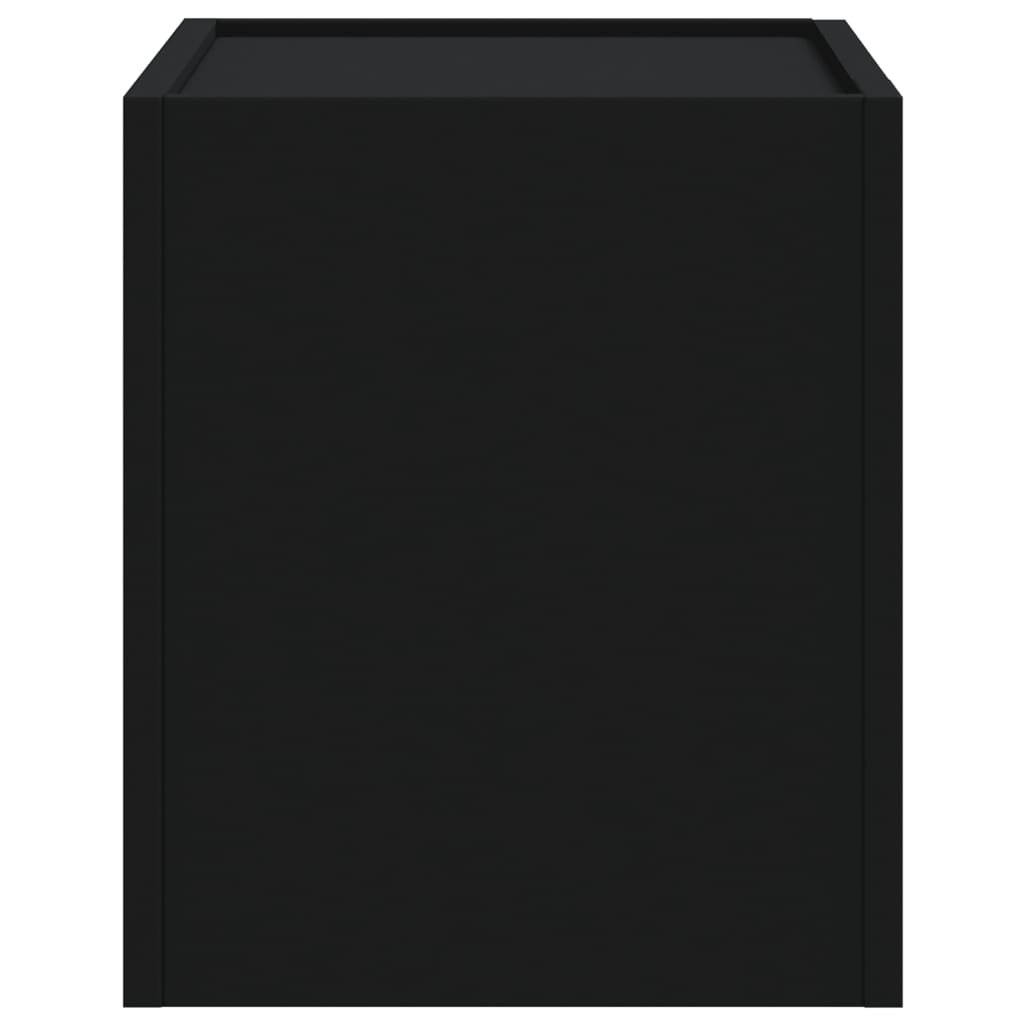 Noptiere de perete, 2 buc., negru, 45x30x35 cm GartenMobel Dekor