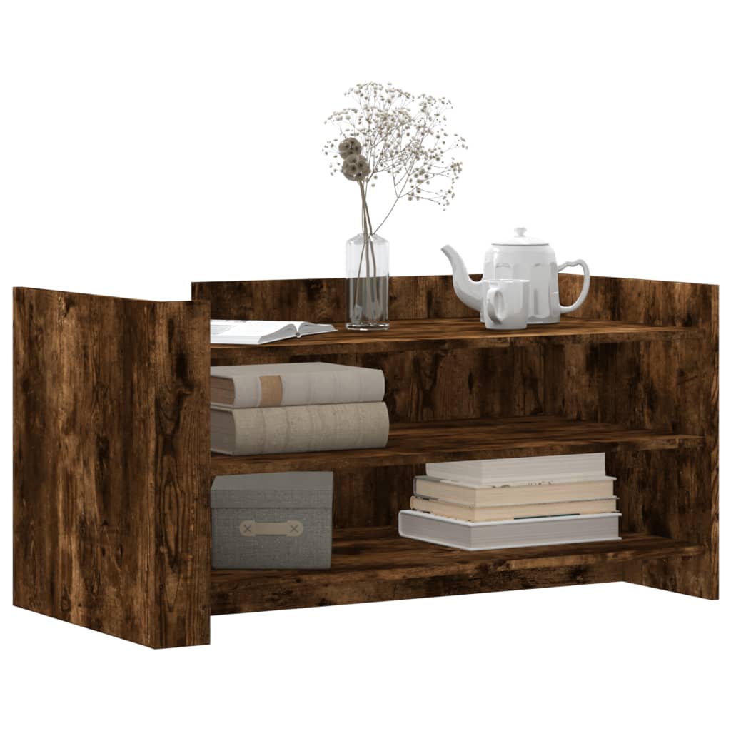 Măsuță de cafea, stejar fumuriu, 100x50x50 cm, lemn prelucrat GartenMobel Dekor