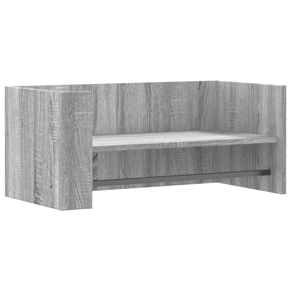 Raft de perete, gri sonoma, 70,5x35x30,5 cm, lemn prelucrat GartenMobel Dekor