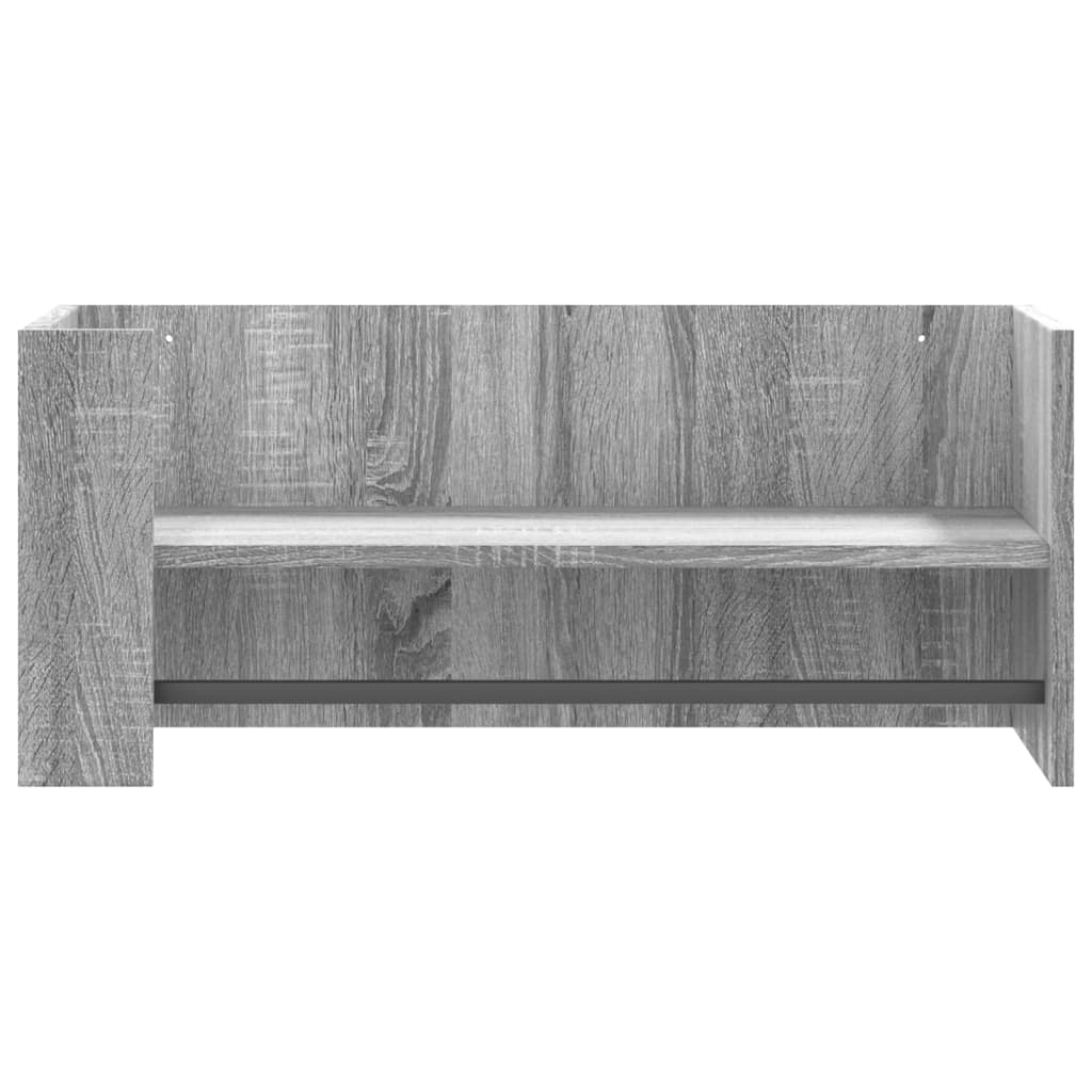 Raft de perete, gri sonoma, 70,5x35x30,5 cm, lemn prelucrat GartenMobel Dekor