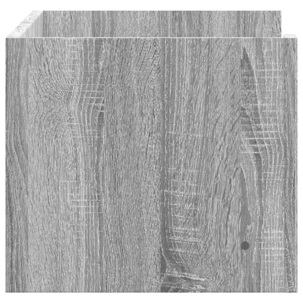 Raft de perete, gri sonoma, 70,5x35x30,5 cm, lemn prelucrat GartenMobel Dekor