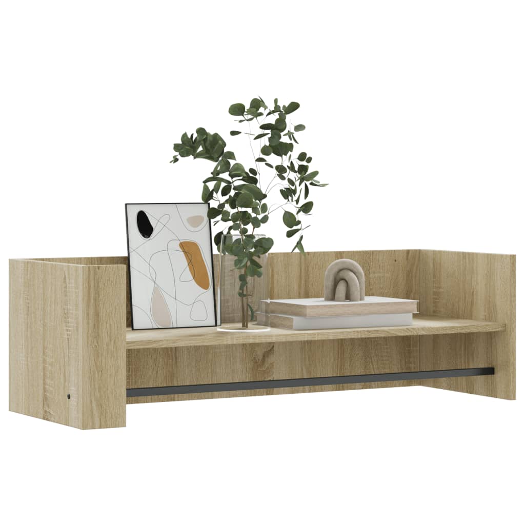 Raft de perete, stejar sonoma, 100x35x30,5 cm, lemn prelucrat GartenMobel Dekor