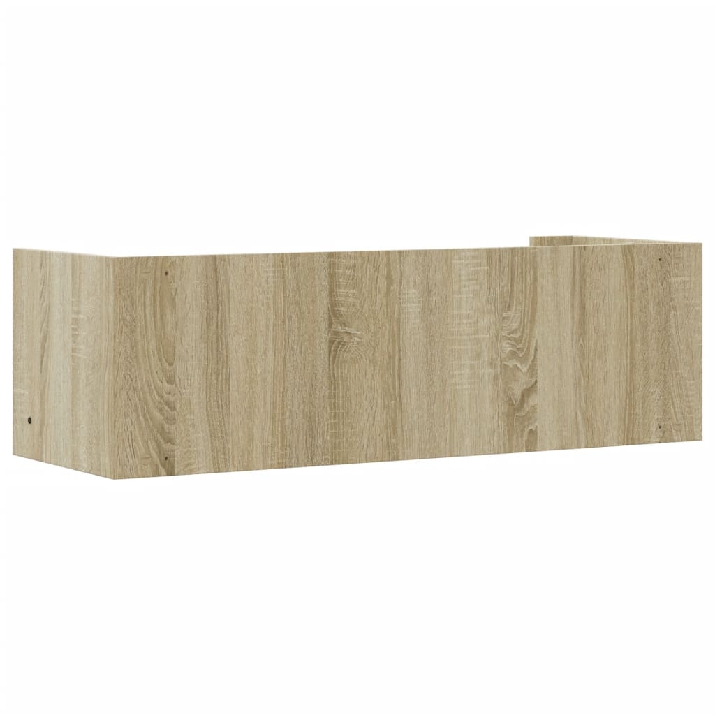 Raft de perete, stejar sonoma, 100x35x30,5 cm, lemn prelucrat GartenMobel Dekor
