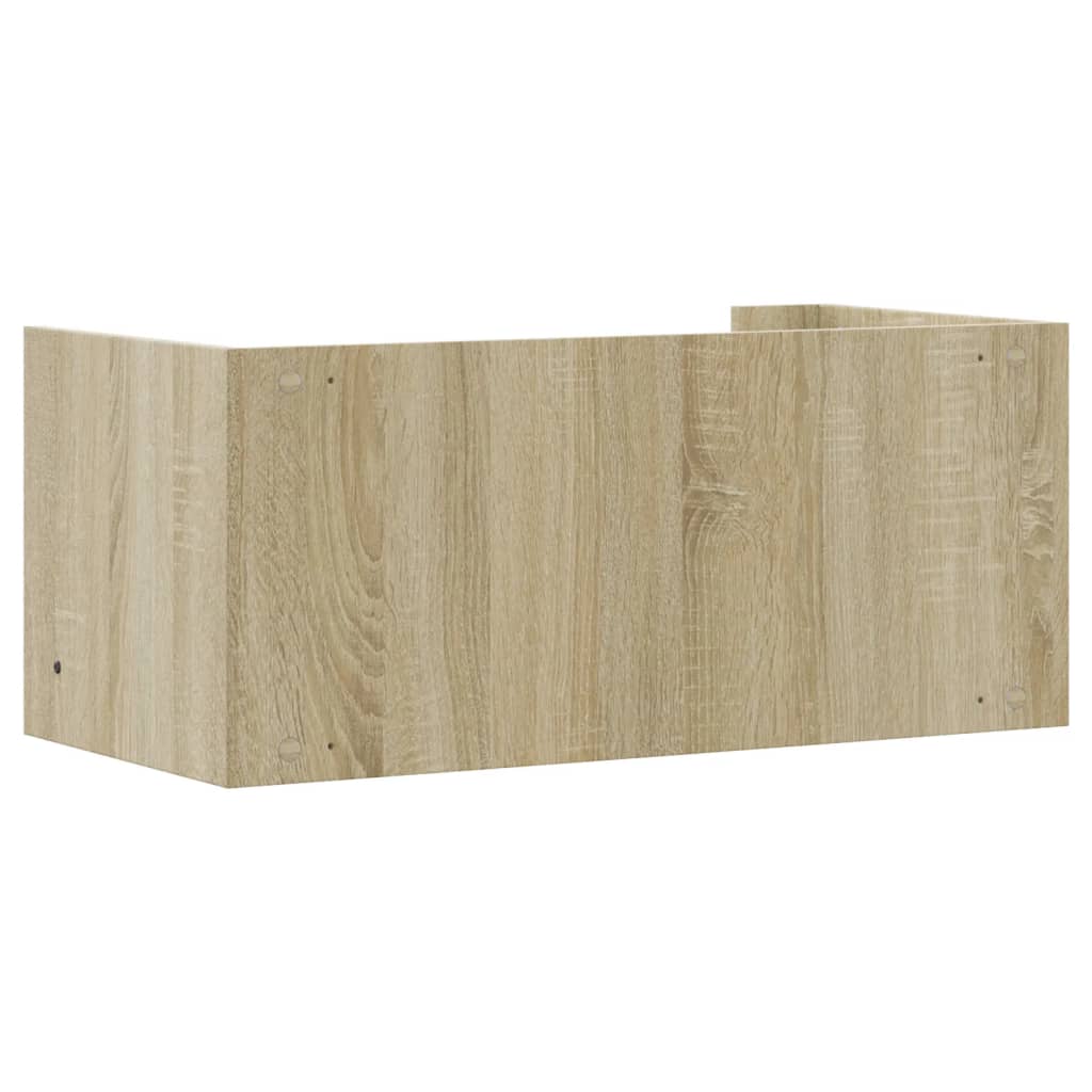 Raft de perete, stejar sonoma, 70,5x35x30,5 cm, lemn prelucrat GartenMobel Dekor