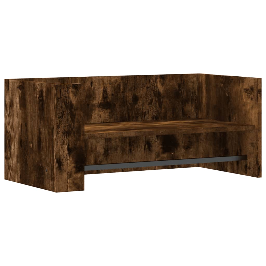 Raft de perete, stejar fumuriu, 70,5x35x30,5 cm, lemn prelucrat GartenMobel Dekor