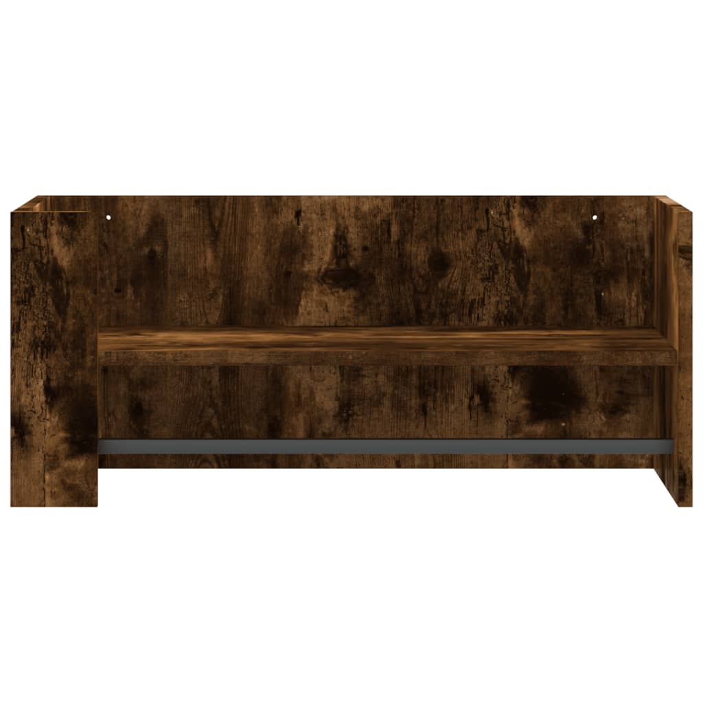Raft de perete, stejar fumuriu, 70,5x35x30,5 cm, lemn prelucrat GartenMobel Dekor