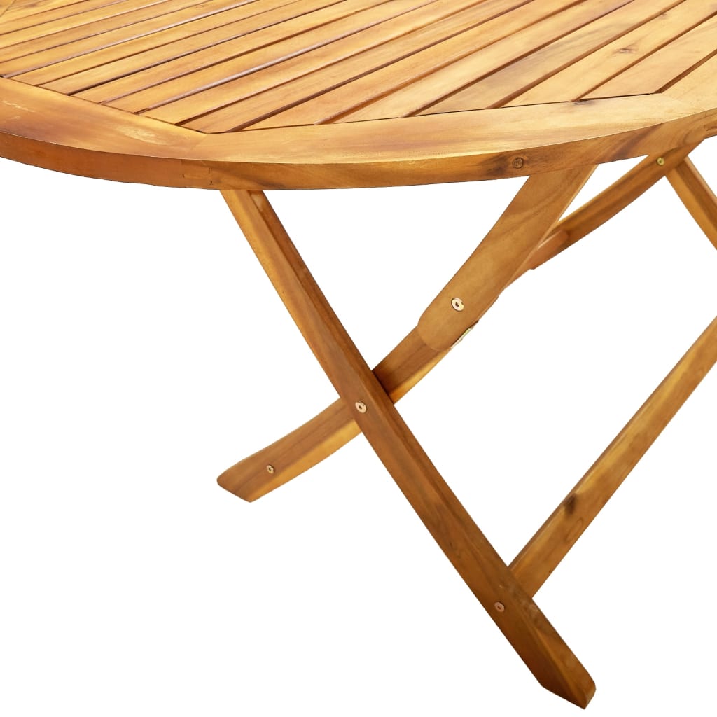 Set mobilier de grădină, 7 piese, lemn masiv acacia/textilenă GartenMobel Dekor