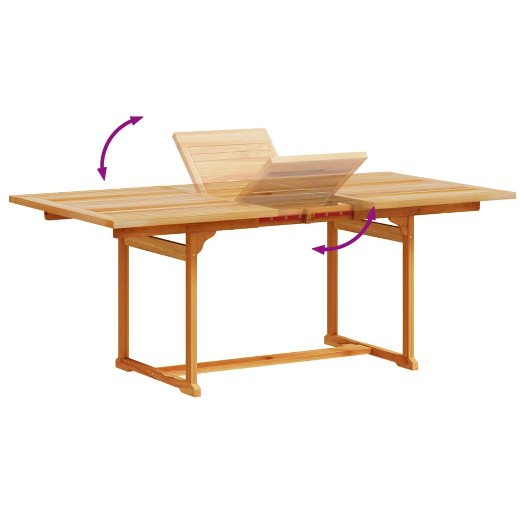 Set mobilier de grădină, 7 piese, lemn masiv acacia/textilenă GartenMobel Dekor