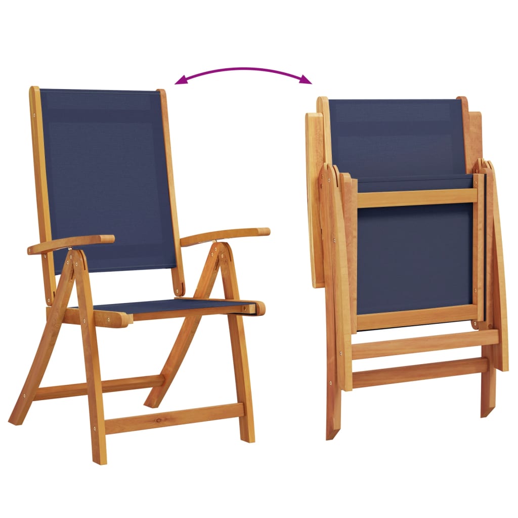 Set mobilier de grădină, 7 piese, lemn masiv acacia/textilenă GartenMobel Dekor