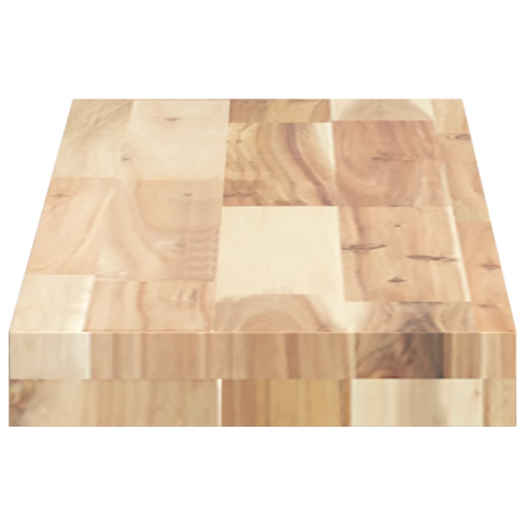 Rafturi plutitoare 2 buc. 100x20x4cm lemn masiv acacia netratat GartenMobel Dekor