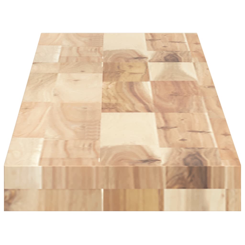 Rafturi plutitoare 2 buc. 120x20x4cm lemn masiv acacia netratat GartenMobel Dekor