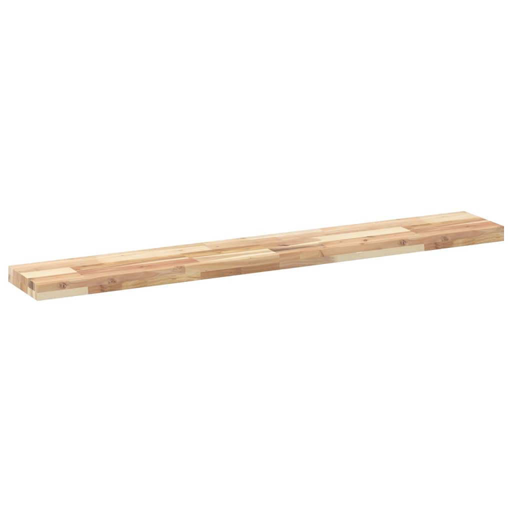 Rafturi plutitoare 2 buc. 120x20x4cm lemn masiv acacia netratat GartenMobel Dekor