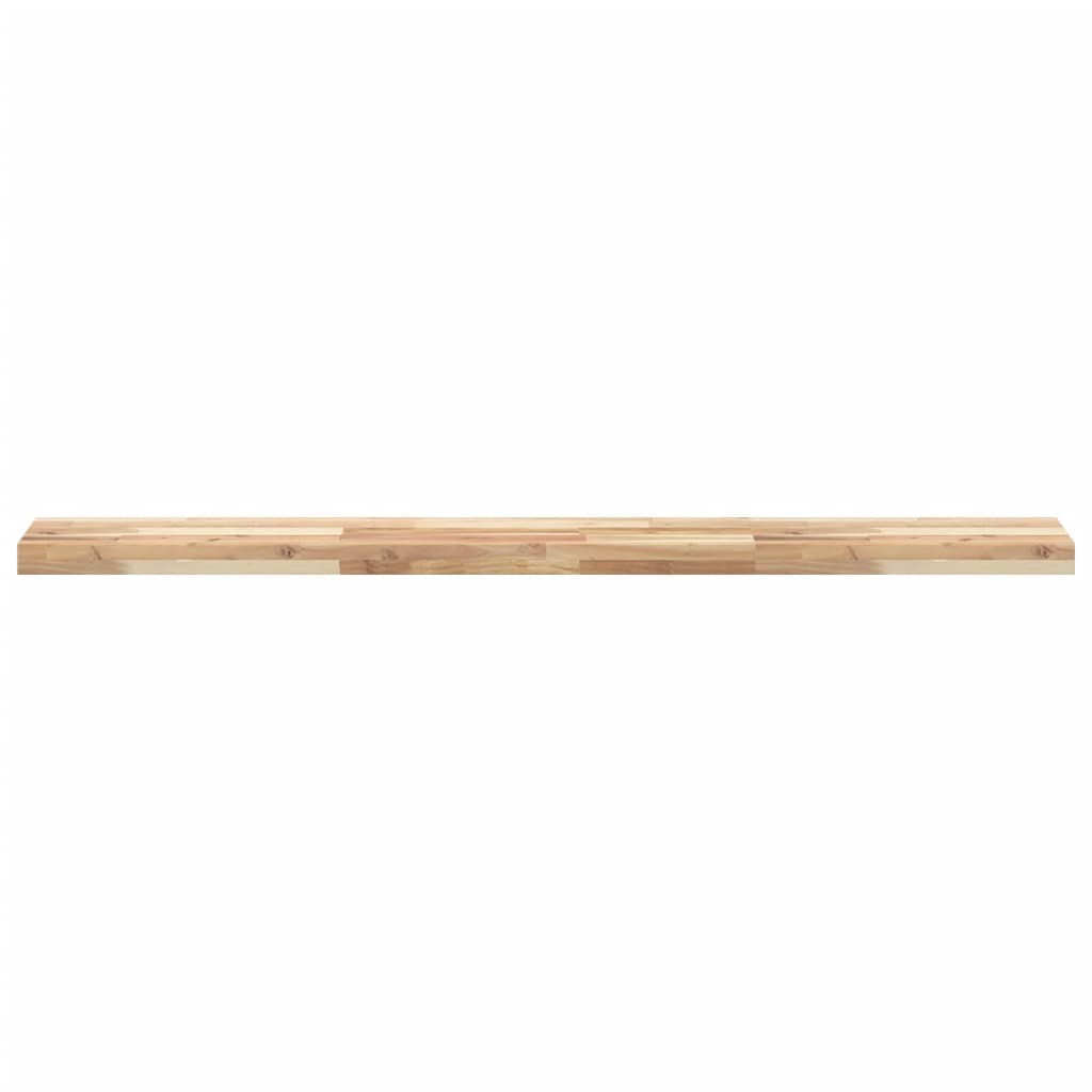 Rafturi plutitoare 2 buc. 120x20x4cm lemn masiv acacia netratat GartenMobel Dekor