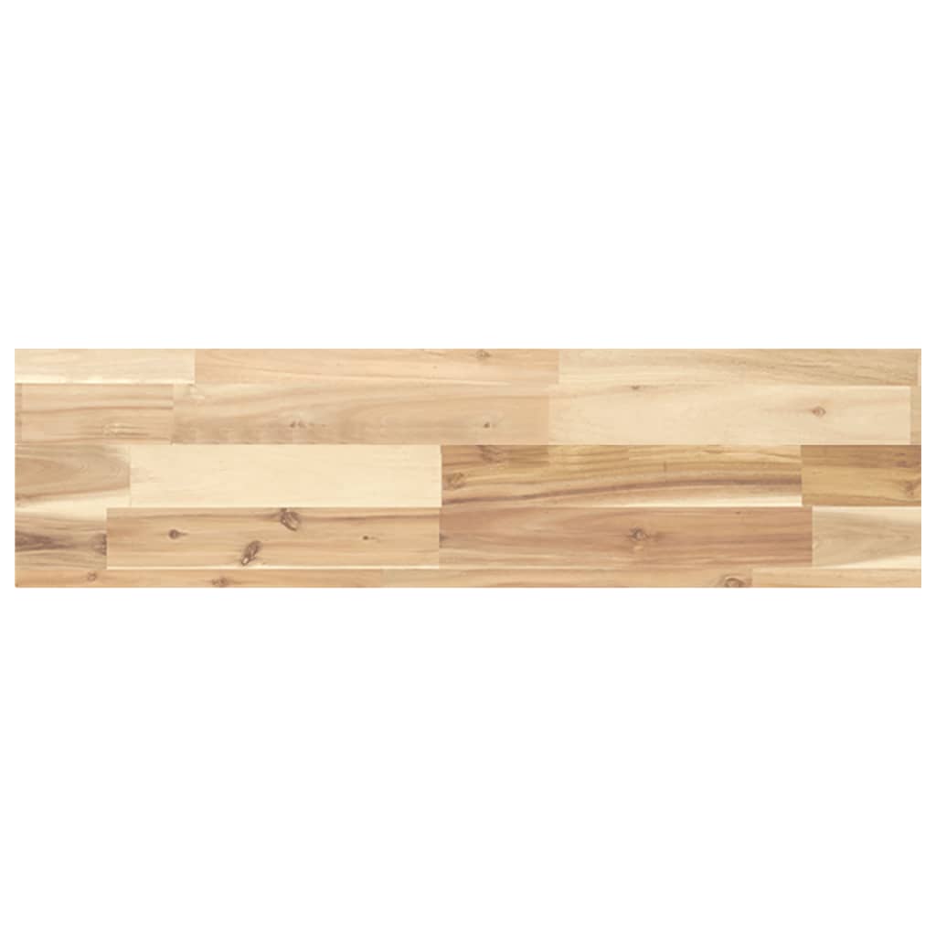 Rafturi suspendate 2 buc. 80x20x4 cm lemn masiv acacia netratat GartenMobel Dekor