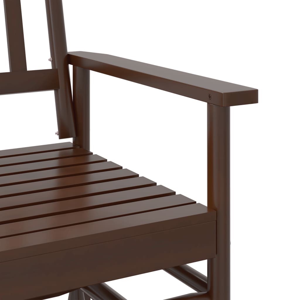 Bancă glisantă, maro, 118x70x104,5 cm, lemn masiv de plop GartenMobel Dekor