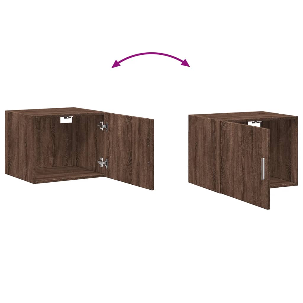 Dulap de perete, stejar maro, 50x42,5x40 cm, lemn compozit GartenMobel Dekor