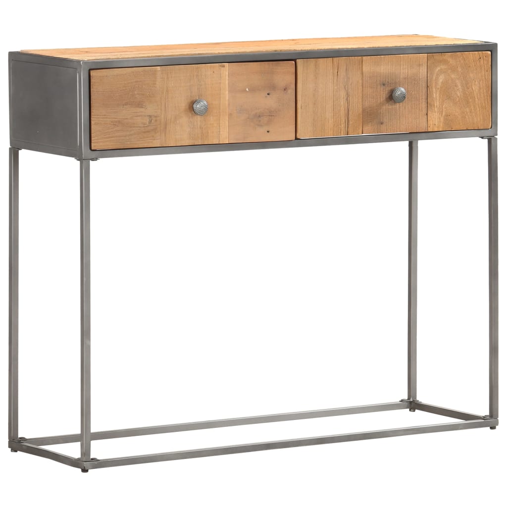 Masă consolă, 90 x 30 x 75 cm, lemn masiv reciclat GartenMobel Dekor