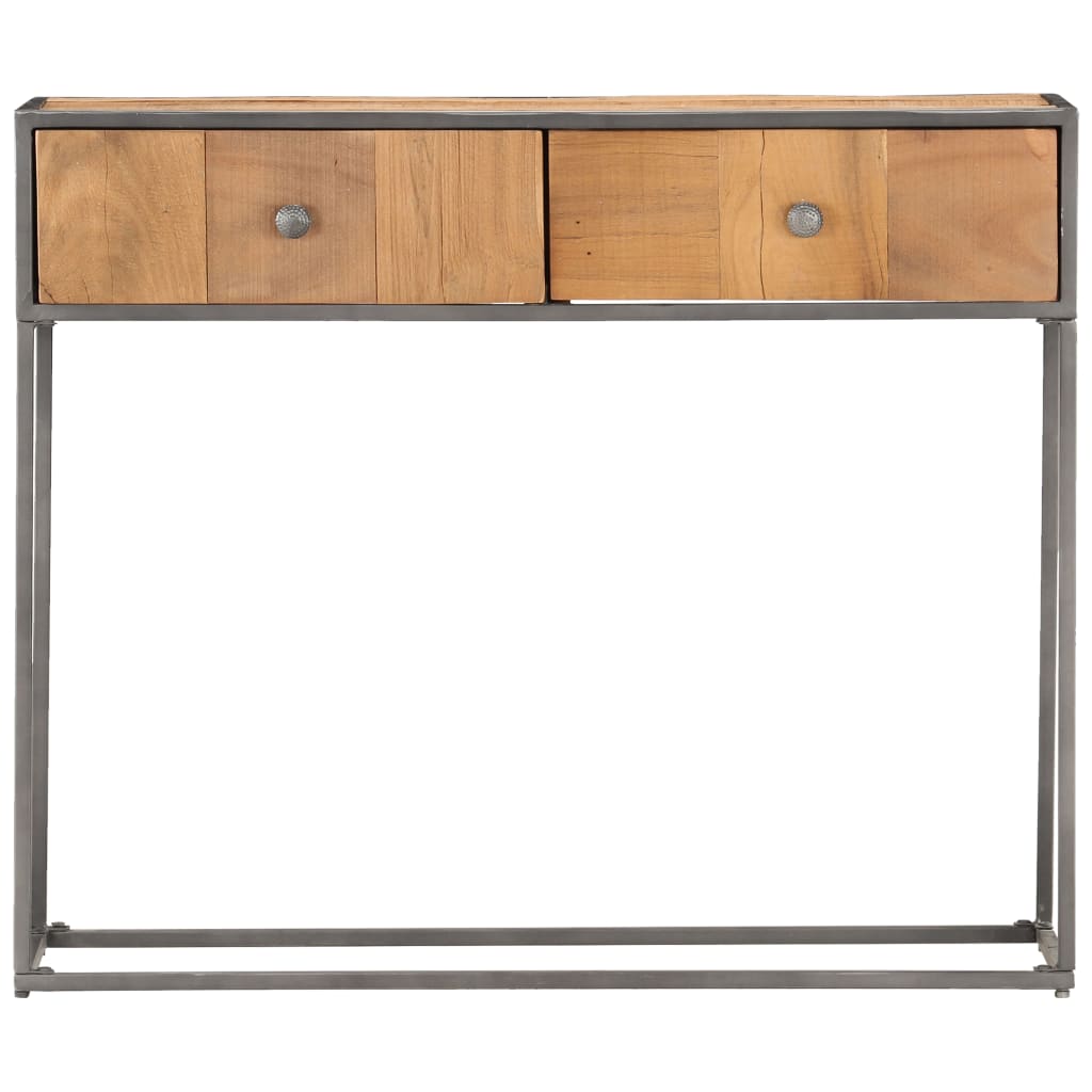 Masă consolă, 90 x 30 x 75 cm, lemn masiv reciclat GartenMobel Dekor