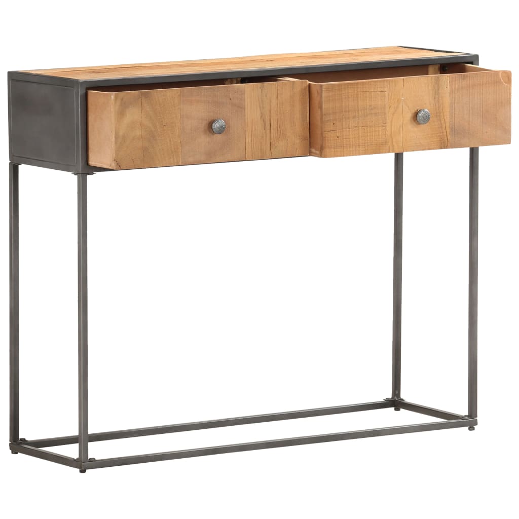 Masă consolă, 90 x 30 x 75 cm, lemn masiv reciclat GartenMobel Dekor