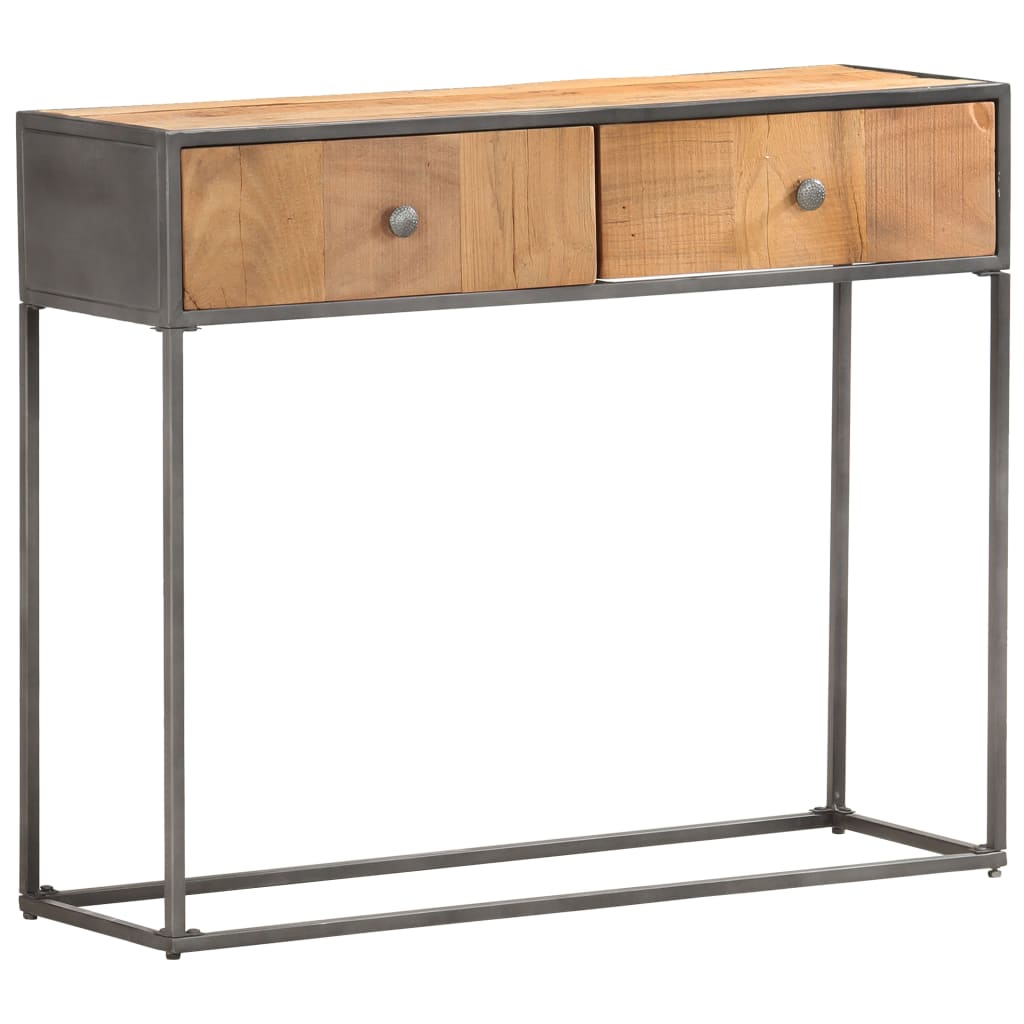 Masă consolă, 90 x 30 x 75 cm, lemn masiv reciclat GartenMobel Dekor