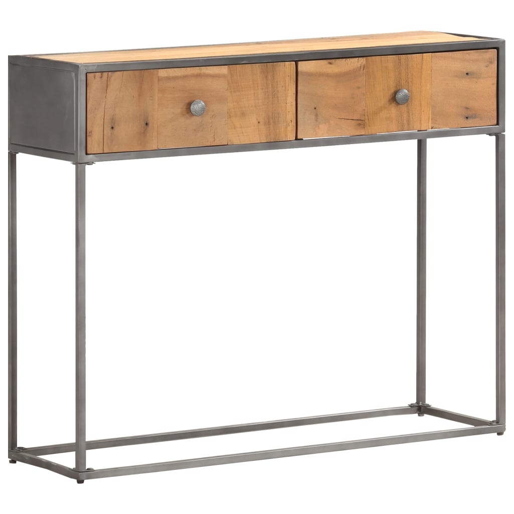 Masă consolă, 90 x 30 x 75 cm, lemn masiv reciclat GartenMobel Dekor