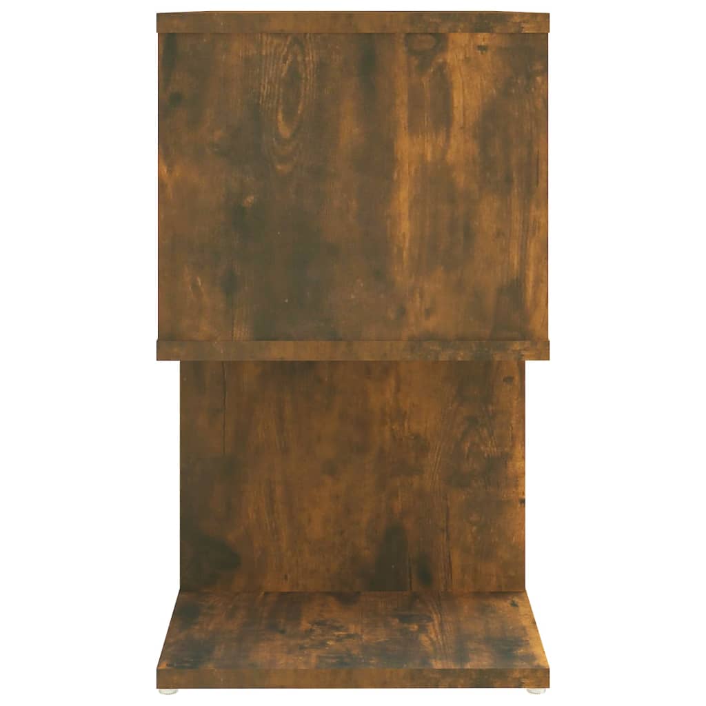 Noptiere, 2 buc., stejar fumuriu, 50x30x51,5 cm, lemn prelucrat GartenMobel Dekor