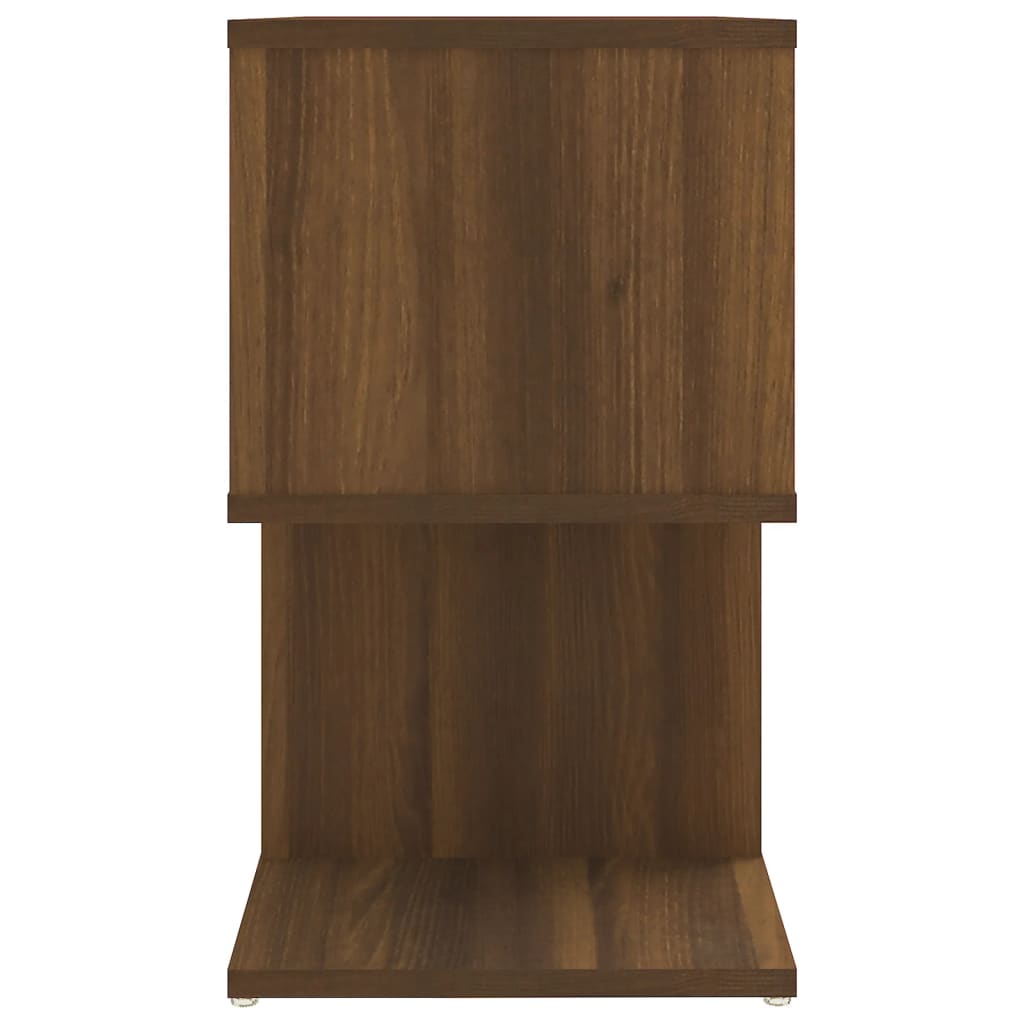 Noptiere, 2 buc., stejar maro, 50x30x51,5 cm, lemn prelucrat GartenMobel Dekor