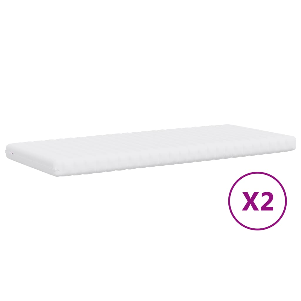 Pat de zi cu extensie și saltele, gri închis, 100x200 cm textil GartenMobel Dekor
