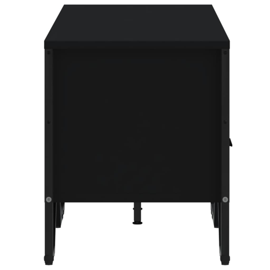 Dulap TV, negru, 122x34x41 cm, lemn prelucrat GartenMobel Dekor