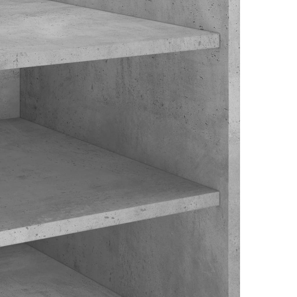 Noptieră, gri beton, 45x50x50 cm, lemn prelucrat GartenMobel Dekor