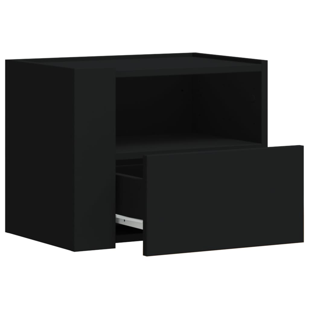 Noptiere de perete, 2 buc., alb, 45x30x35 cm GartenMobel Dekor