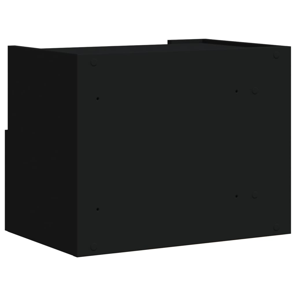 Noptiere de perete, 2 buc., alb, 45x30x35 cm GartenMobel Dekor