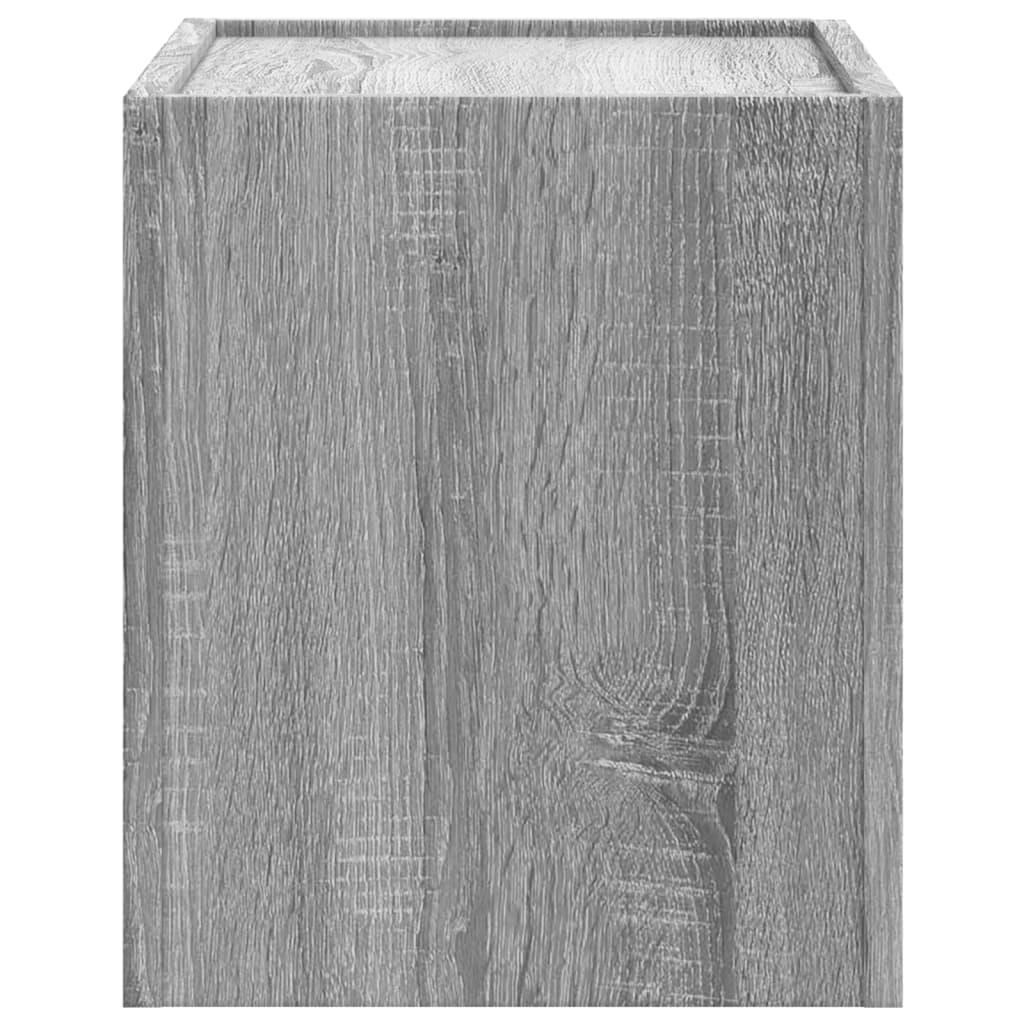 Noptiere de perete, 2 buc., gri sonoma, 45x30x35 cm GartenMobel Dekor