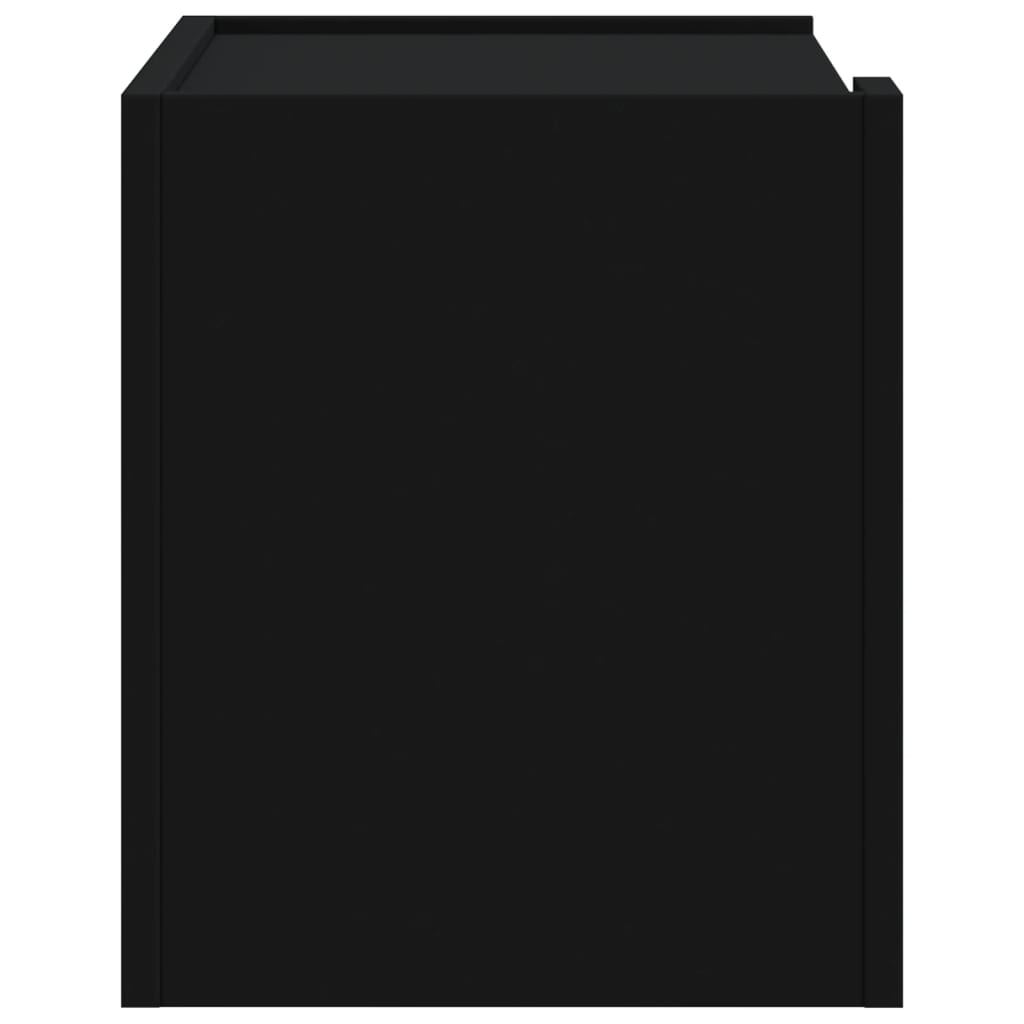 Noptiere de perete, 2 buc., negru, 45x30x35 cm GartenMobel Dekor